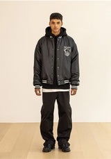 バーチャルワールド60Zバーシティージャケット/VIRTUAL WORLD 6OZ VARSITY JACKET