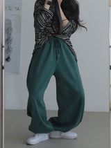 ASCLO Side Pintuck Balloon Jogger Pants (3color)