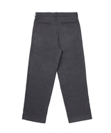 Belted wide slacks - Charcol (4622120091766)