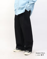 フローピンタックワイドチノパンツ / Flow Pintuck Wide Chino Pants_2color