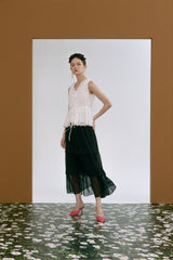 Shirring blouse 