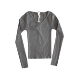 Back cross knit