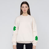[UNISEX] マルチクローバー スマイルドローイングスウェットシャツ