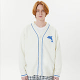 ビッグドルフィンロゴカーディガン / Big dolphin logo cardigan