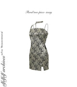フローラルツーピース-トップス/FLORAL TWO PIECE-TOP[ivory]