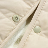 [Riversible]Fleece & Padding Vest V2 Beige (6622449041526)