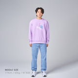 3Dロゴクルーネック / 3D Logo Crewneck  Lavender (4562977357942)