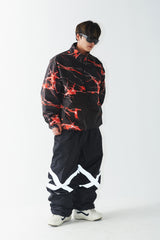 ニューポットXリフレクティブトラックパンツ / BSR2223FWPT026 NEW POT-X REFLECTIVE TRACK PANTS BLACK
