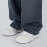 バルーンバンディングワイドジーンズ/Balloon banding wide jeans