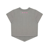 シンボルスカーフクロップド半袖Tシャツ