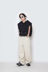 ビゾスナップワイドパンツ / Bizo Snap Wide Pants
