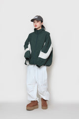 ウェーブカラーリングジップアップ / Wave Coloring Zip-Up
