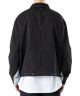 インバーテッドインシジョンブルゾン/INVERTED INCISION BLOUSON