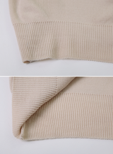 Basic Autumn Round Knit (10color)