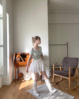 バレリーナカンカンシフォンスカート / ballerina cancan chiffon skirt