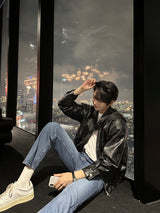 LMN Two-Way Vegan Leather Jacket (3 colors)