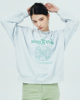 APOCALYPSE CLOVER SWEATSHIRT-WHITE MELANGE (6680895651958)