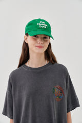 CAT HUMAN LOVE BALL CAP_GREEN
