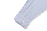 スライドスリットフーディシャツ / SIDE SLIT HOODIE SHIRT_SKY BLUE