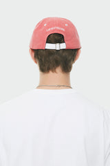 ビンテージウォッシュドキャップ/Vintage washed cap (red)