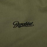 ロゴカラーコットンベーシックジャケット/BSR2223FWJK065 LOGO COLLAR COTTON BASIC JACKET KHAKI