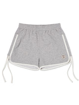 WORDING GRAPHIC DOLPHIN PANTS [MELANGE GRAY]