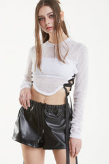 サイドリボンTシャツ / SIDE RIBBON T-SHIRT