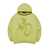 [24SS] HALFTONE SYMBOL PRINTING HOODIE LIME