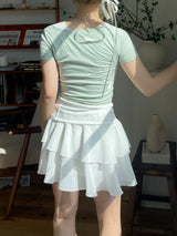 バレリーナカンカンシフォンスカート / ballerina cancan chiffon skirt