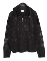 No.9423 net hood KNIT ZIP-UP (4color) (6699025858678)