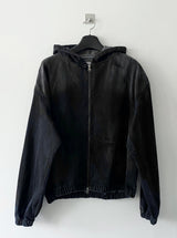 Aceite set up denim hood jacket