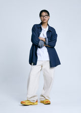 POCKET WASHING DENIM SHIRT_BLUE