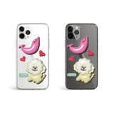 ジェリーフォンケース 3Dパピィドルフィン / Jelly phone case 3D puppydolphin