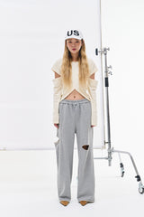 ベルベットカットアウトウォーマーTシャツ / Velvet Cut-out Warmer t (4 colors)