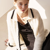 クラシッククランブルカーディガン/Classic crumble cardigan_ivory