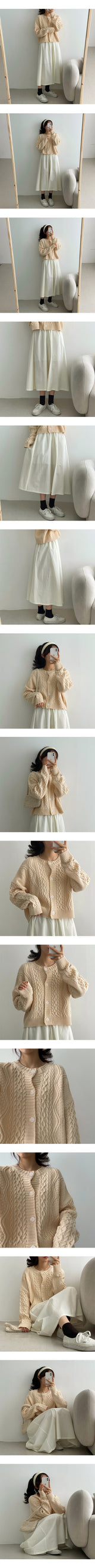 バンディングフレアスカート / banding flare skirt