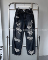 ソーオーバービンテージデニムパンツ / SO Over Vintage Denim Pants (Black)