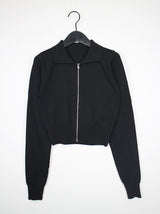 カシミアニットジップアップ / Cashmere knit zip-up (3color)