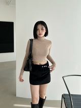 エニーモアクロップポラールTシャツ/Anymore Crop Polar T-shirt (7color)