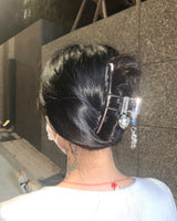 Moonlight bear hairpin (6672845570166)