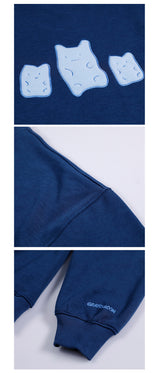 robotjellybear Sweatshirt - navyblue (6636646924406)