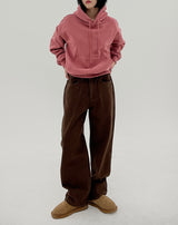 グリークブラッシュフーデッドTシャツ/Greek Brushed Hooded T-Shirt (3color)