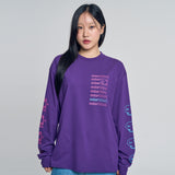 'Both Ends' Long Sleeve Shirt Purple