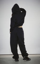 WIDE ZIP SWEATPANTS_NAVY