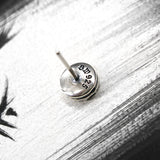 サンライトS1ジェムストーンシルバースタッズイヤリング / Sunlight-S1 Gemstone silver stud earring (4593355817078)
