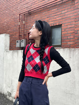 Scottish fish knit vest