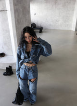 Bart Shirt Pad Jean Jacket