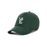 Monogram Applique Over Fit Washing Ball Cap Green