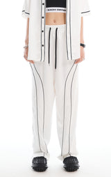  SATIN LINE PANTS_WHITE
