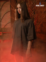 デスオーバーフィットTシャツ/DEATH DG(wide overfit short sleeved T-shirt)